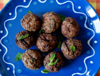Albóndigas de cordero y berenjena Albóndigas de cordero y berenjena