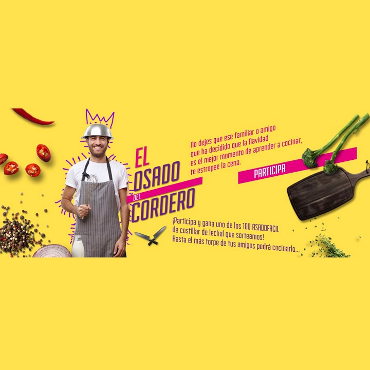 Participa y gana uno de los 100 Asado Fácil de costillar de lechal que sorteamos. Participa y gana uno de los 100 Asado Fácil de costillar de lechal que sorteamos.