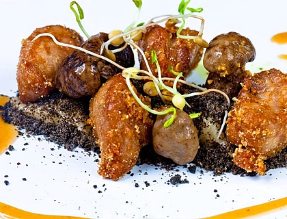 Mollejas de lechazo al ajillo Mollejas de lechazo al ajillo