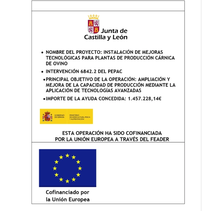 Proyecto: Instalación de mejoras tecnológicas para plantas de producción cárnica de ovino. Proyecto: Instalación de mejoras tecnológicas para plantas de producción cárnica de ovino.