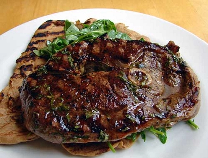 Chuletas de cordero a la menta Chuletas de cordero a la menta